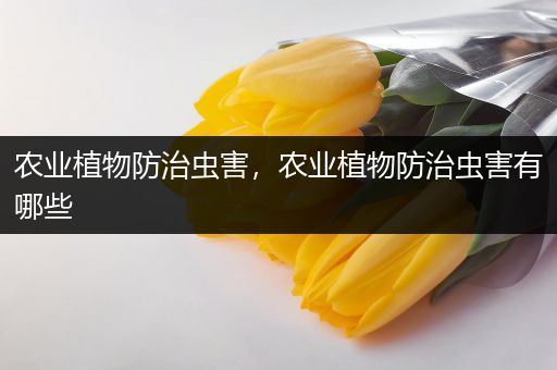 农业植物防治虫害，农业植物防治虫害有哪些